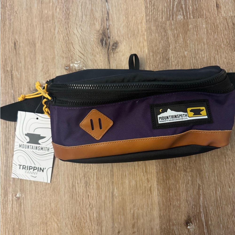 Trippin' Belt Bag - Purple and Brown